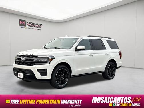 Star White Metallic Tri-Coat 2024 Ford Expedition Limited