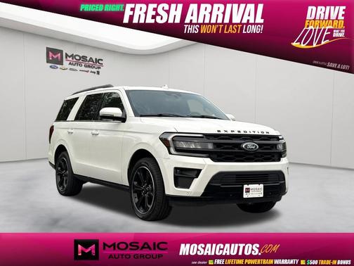 Star White Metallic Tri-Coat 2024 Ford Expedition Limited