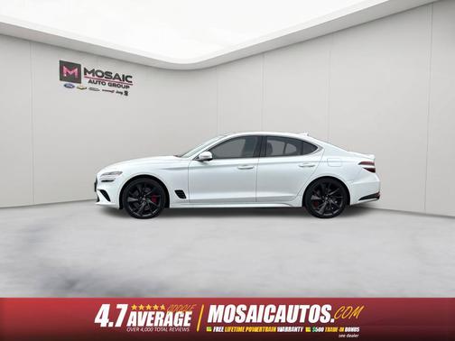 Verbier White 2023 Genesis G70 3.3T AWD