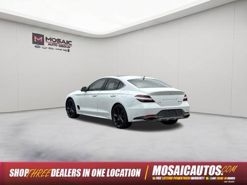 Verbier White 2023 Genesis G70 3.3T AWD