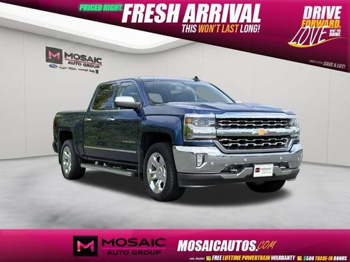 Deep Ocean Blue Metallic 2017 Chevrolet Silverado 1500 LTZ