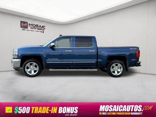 Deep Ocean Blue Metallic 2017 Chevrolet Silverado 1500 LTZ