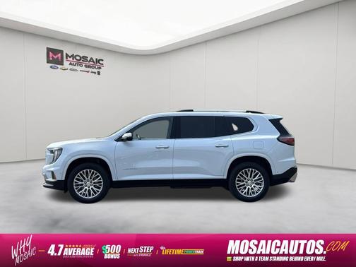 White 2026 GMC Acadia Denali