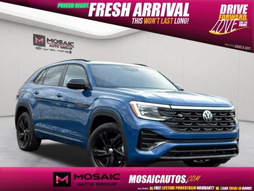 Blue Metallic 2025 Volkswagen Atlas Cross Sport 2.0T SEL