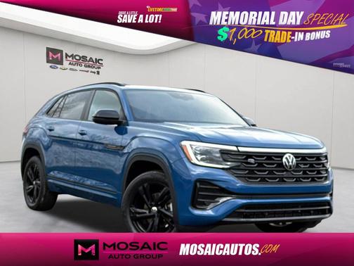 Blue Metallic 2025 Volkswagen Atlas Cross Sport 2.0T SEL