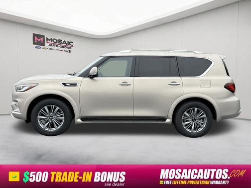 Champagne Quartz 2023 INFINITI QX80 Luxe