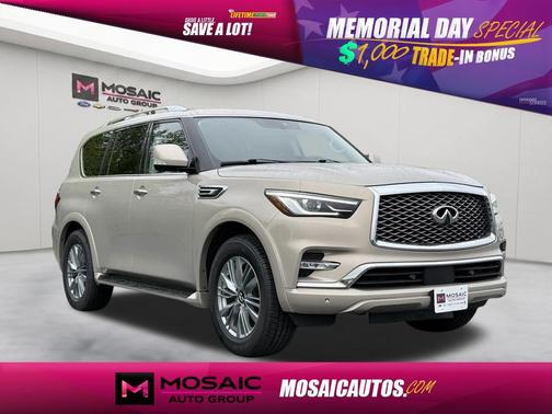 Champagne Quartz 2023 INFINITI QX80 Luxe
