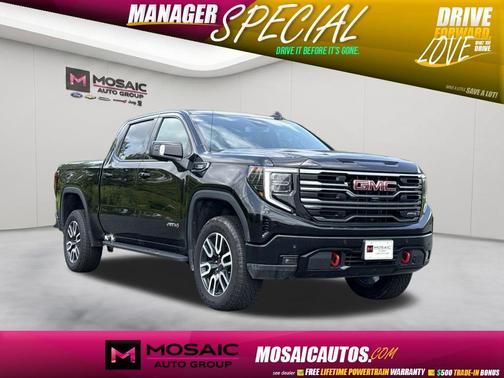 Onyx Black 2025 GMC Sierra 1500 AT4