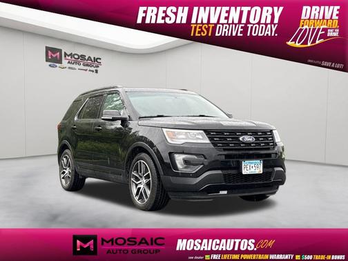 Shadow Black 2016 Ford Explorer Sport