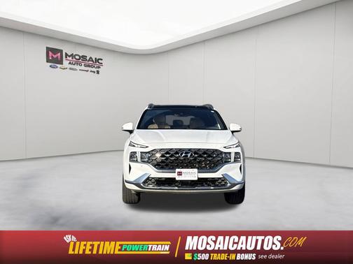 Serenity White Pearl 2023 Hyundai SANTA FE Calligraphy