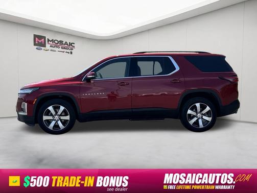 Radiant Red Tintcoat 2023 Chevrolet Traverse LT Leather