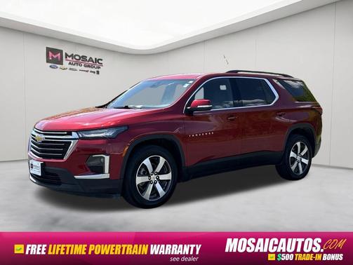 Radiant Red Tintcoat 2023 Chevrolet Traverse LT Leather