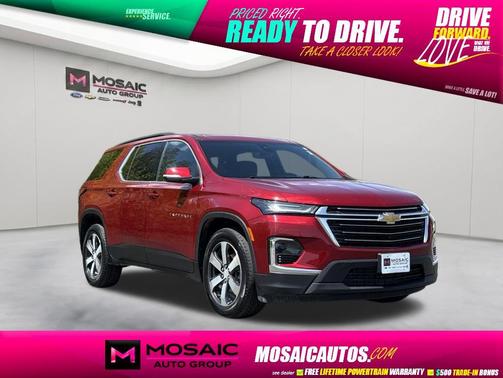 Radiant Red Tintcoat 2023 Chevrolet Traverse LT Leather