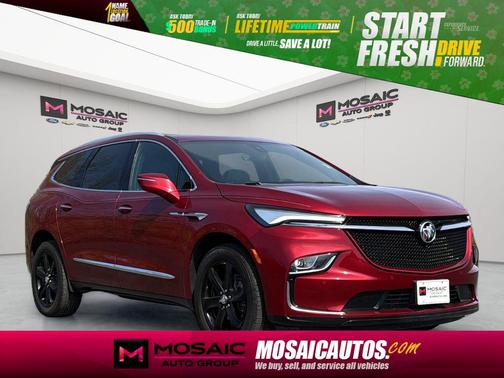 Cherry Red Tintcoat 2024 Buick Enclave Essence AWD