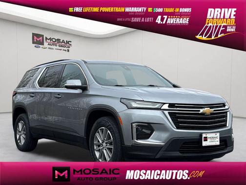 Sterling Gray Metallic 2023 Chevrolet Traverse LT Cloth