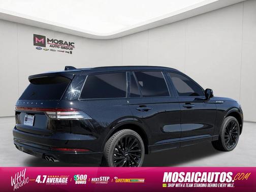 Infinite Black Metallic Clearcoat 2025 Lincoln Aviator Reserve AWD