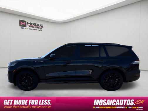 Infinite Black Metallic Clearcoat 2025 Lincoln Aviator Reserve AWD