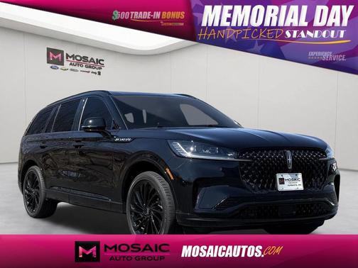 Infinite Black Metallic Clearcoat 2025 Lincoln Aviator Reserve AWD