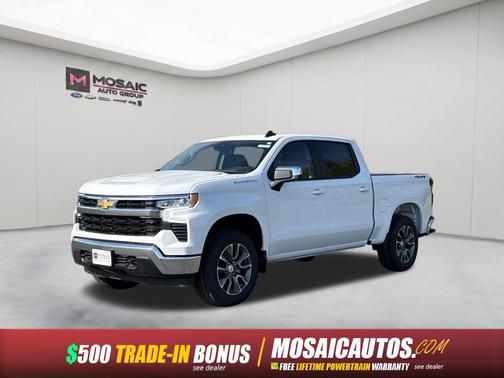 Summit White 2026 Chevrolet Silverado 1500 LT