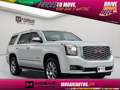 Summit White 2019 GMC Yukon Denali