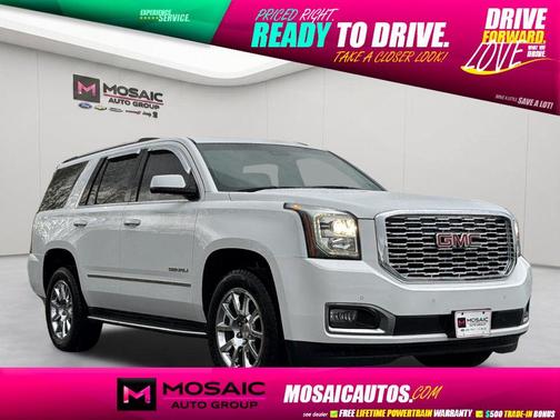 Summit White 2019 GMC Yukon Denali