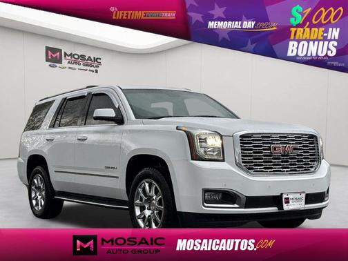 Summit White 2019 GMC Yukon Denali
