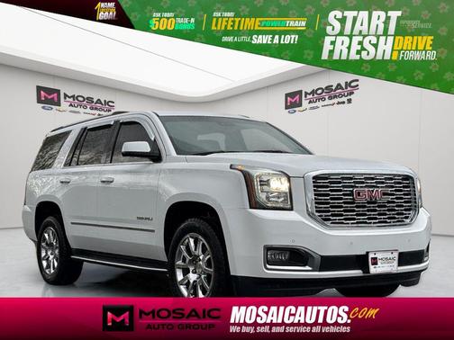 Summit White 2019 GMC Yukon Denali