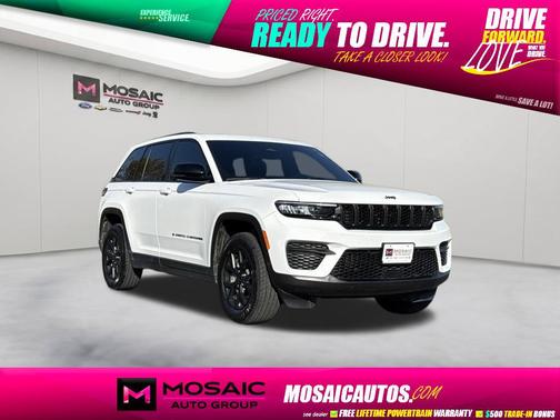 Bright White Clearcoat 2024 Jeep Grand Cherokee Altitude