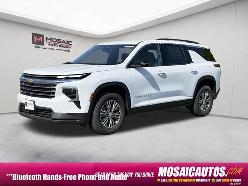 Summit White 2026 Chevrolet Traverse LT
