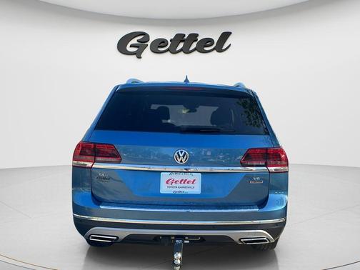 Pacific Blue 2019 Volkswagen Atlas 3.6L SEL Premium