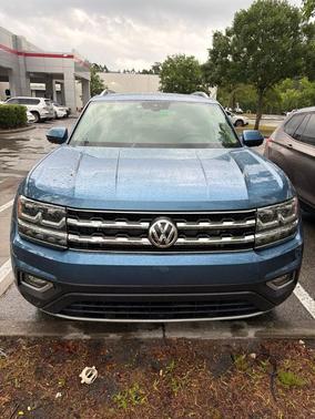 Pacific Blue 2019 Volkswagen Atlas 3.6L SEL Premium