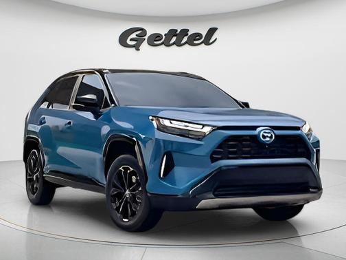 Midnight Black Metallic 2023 Toyota RAV4 Hybrid XSE
