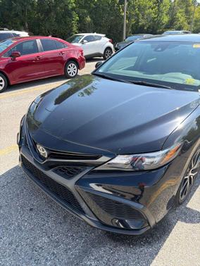 Midnight Black Metallic 2023 Toyota Camry SE