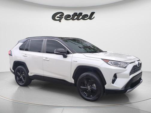 Midnight Black Metallic 2021 Toyota RAV4 Hybrid XSE