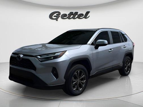 Silver Sky Metallic 2023 Toyota RAV4 Hybrid XLE Premium