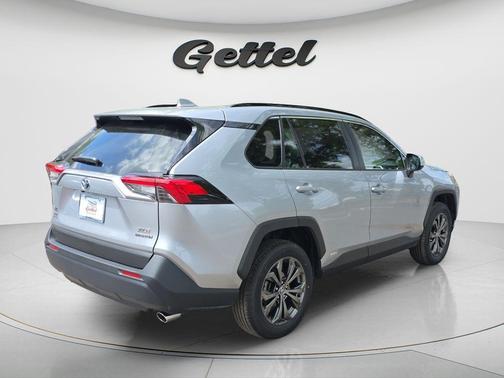 Silver Sky Metallic 2023 Toyota RAV4 Hybrid XLE Premium