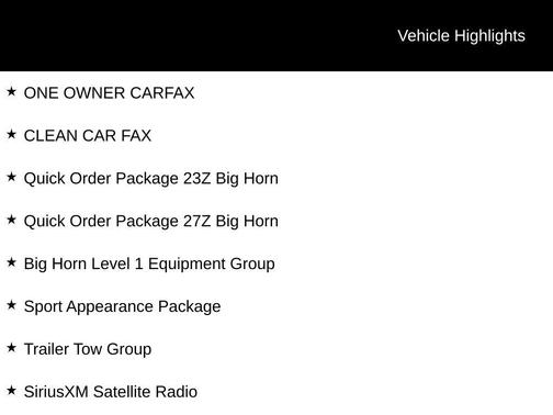2024 RAM 1500 Big Horn/Lone Star