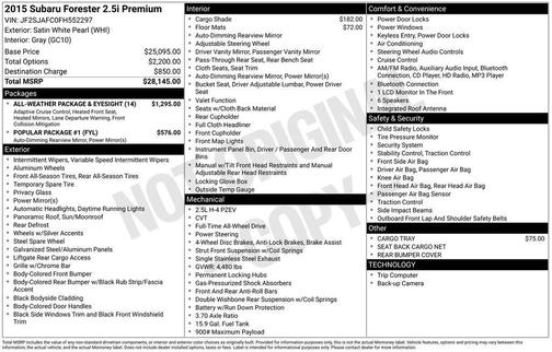 2015 Subaru Forester 2.5i Premium