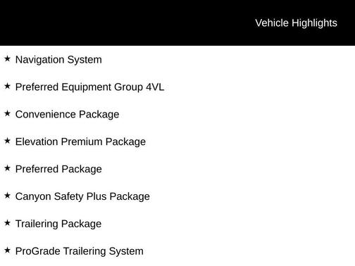 2023 GMC Canyon Elevation