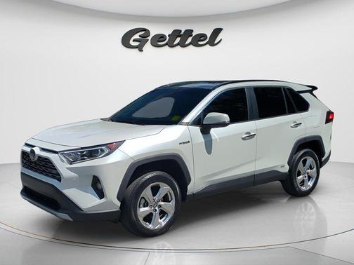 Blizzard Pearl 2021 Toyota RAV4 Hybrid Limited