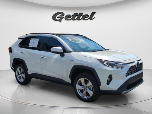 Blizzard Pearl 2021 Toyota RAV4 Hybrid Limited