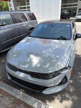 Gray 2022 Kia K5 GT-Line
