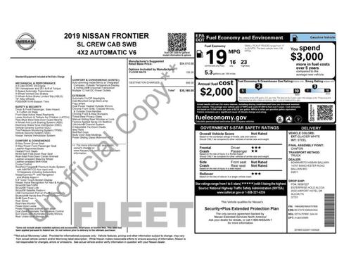 2019 Nissan Frontier SL
