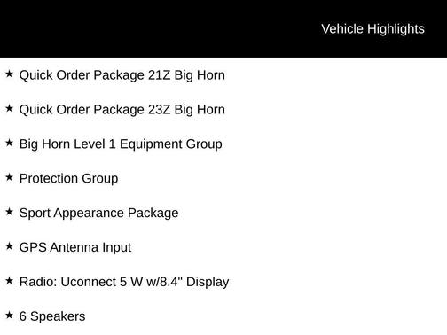 2025 RAM 1500 Big Horn/Lone Star