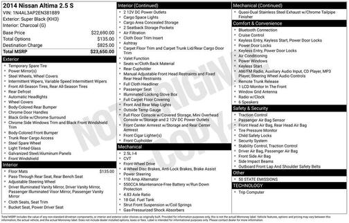 2014 Nissan Altima 2.5 S