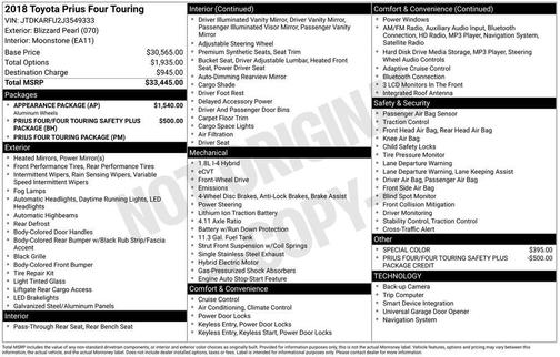 2018 Toyota Prius Four