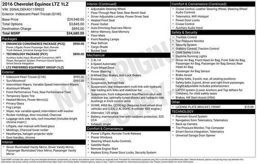 2016 Chevrolet Equinox LTZ