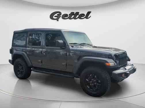 Granite Crystal Clearcoat Metallic 2022 Jeep Wrangler Unlimited Sport