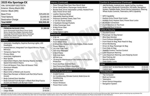 2025 Kia Sportage EX