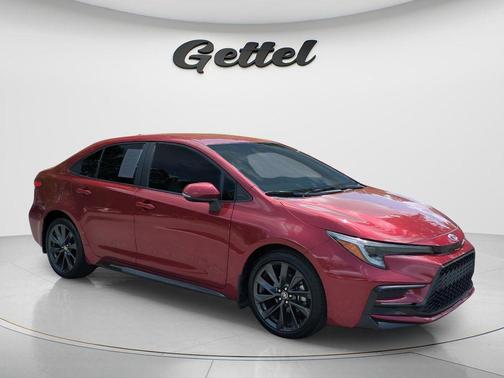 Midnight Black Metallic 2025 Toyota Corolla SE